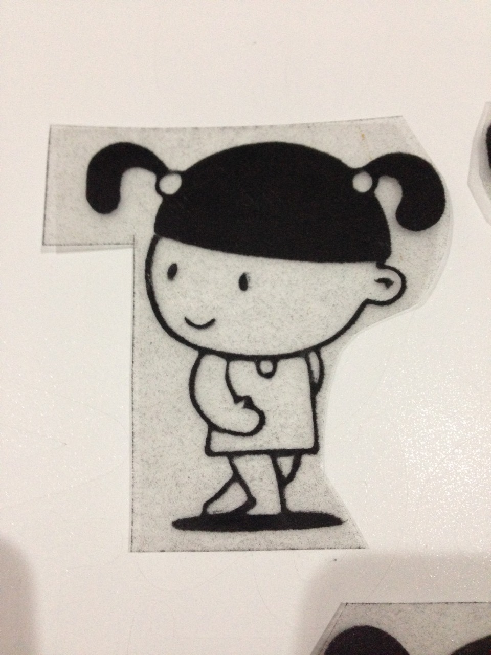 เด็กผู้หญิงมัดจุก สูง 10 ซม