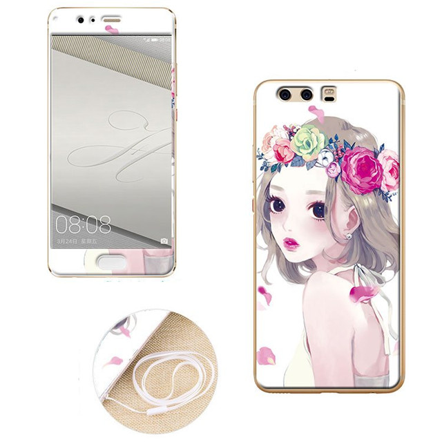 Case Huawei P10 / Pre-orde * เคส TPU ลายการ์ตูนน่ารักๆ + กระจกนิรภัย *