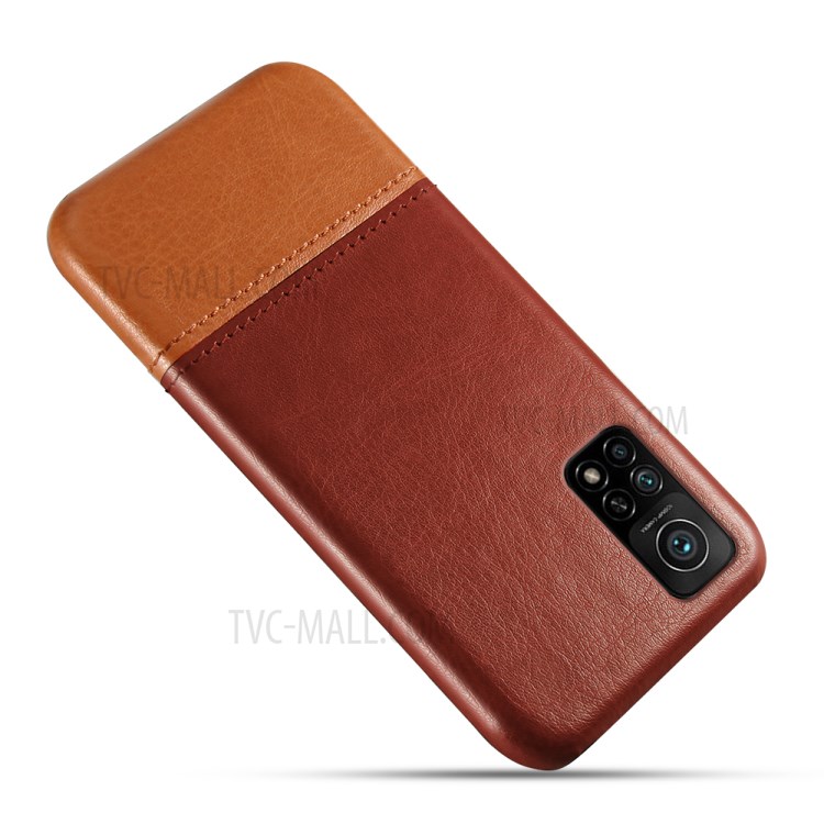 Case Xiaomi Mi 10T Pro 5G / Pre-order * KSQ 2 -สี Splicing หนัง PU เคลือบ PC ปกคลุม *