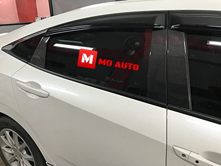 เสาประตู คาร์บอนผ้าแท้ CIVIC FC