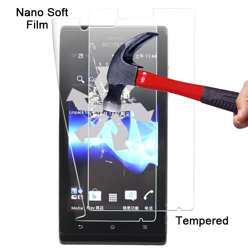 ฟิล์มนิรภัย Sony Xperia J / Pre-Order * ฟิล์มป้องกันแรงกระแทกของ Nano Soft แผ่นกันรอยหน้าจอแบบกันน้ำ *