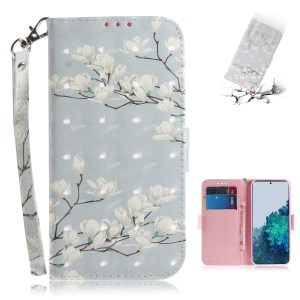 Case Samsung Galaxy S21 5G / Pre-Order * เคสรูปแบบการตกแต่งจุดไฟการพิมพ์กระเป๋าสตางค์ *