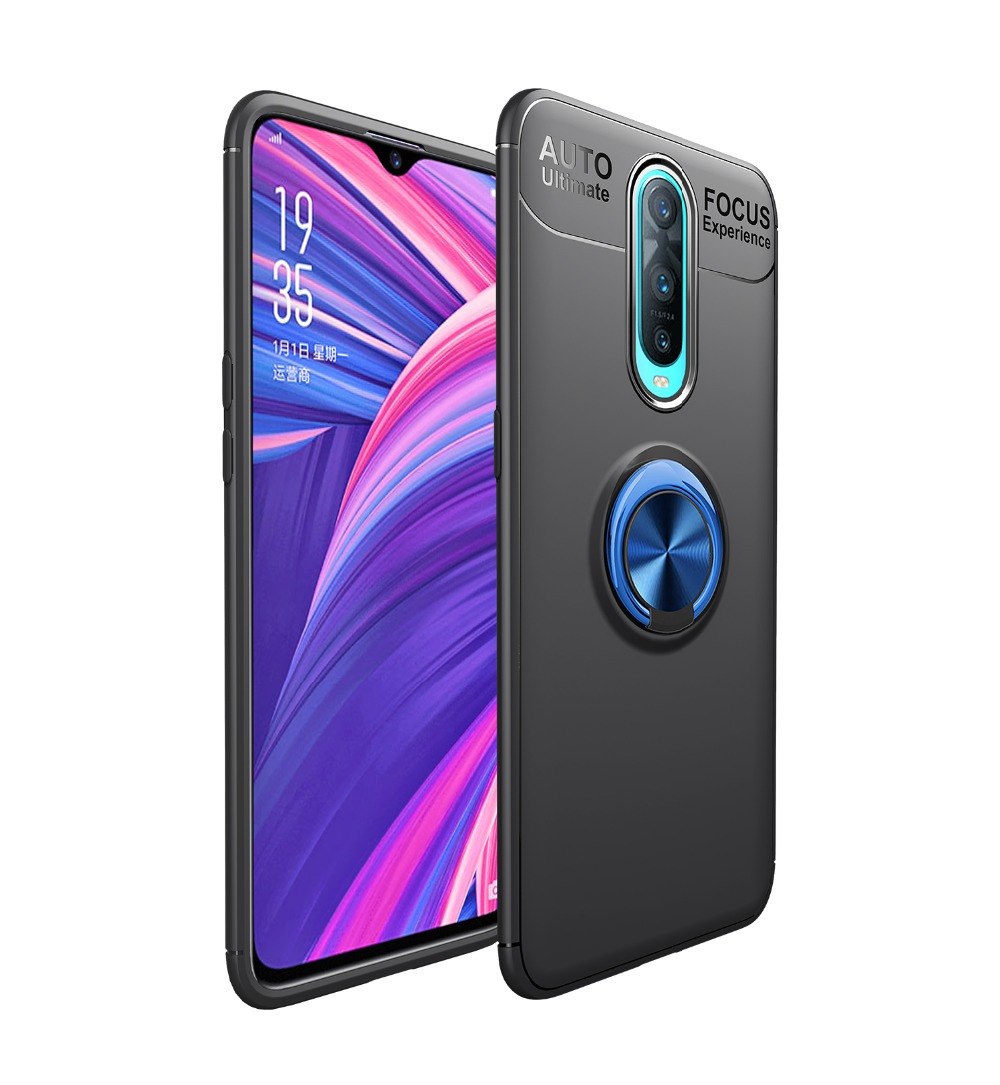 Case OPPO R17 Pro / Pre-Order * เคส TPU แหวนนิ้ว + ขาตั้ง (Built-in โลหะแผ่นแม่เหล็ก) *