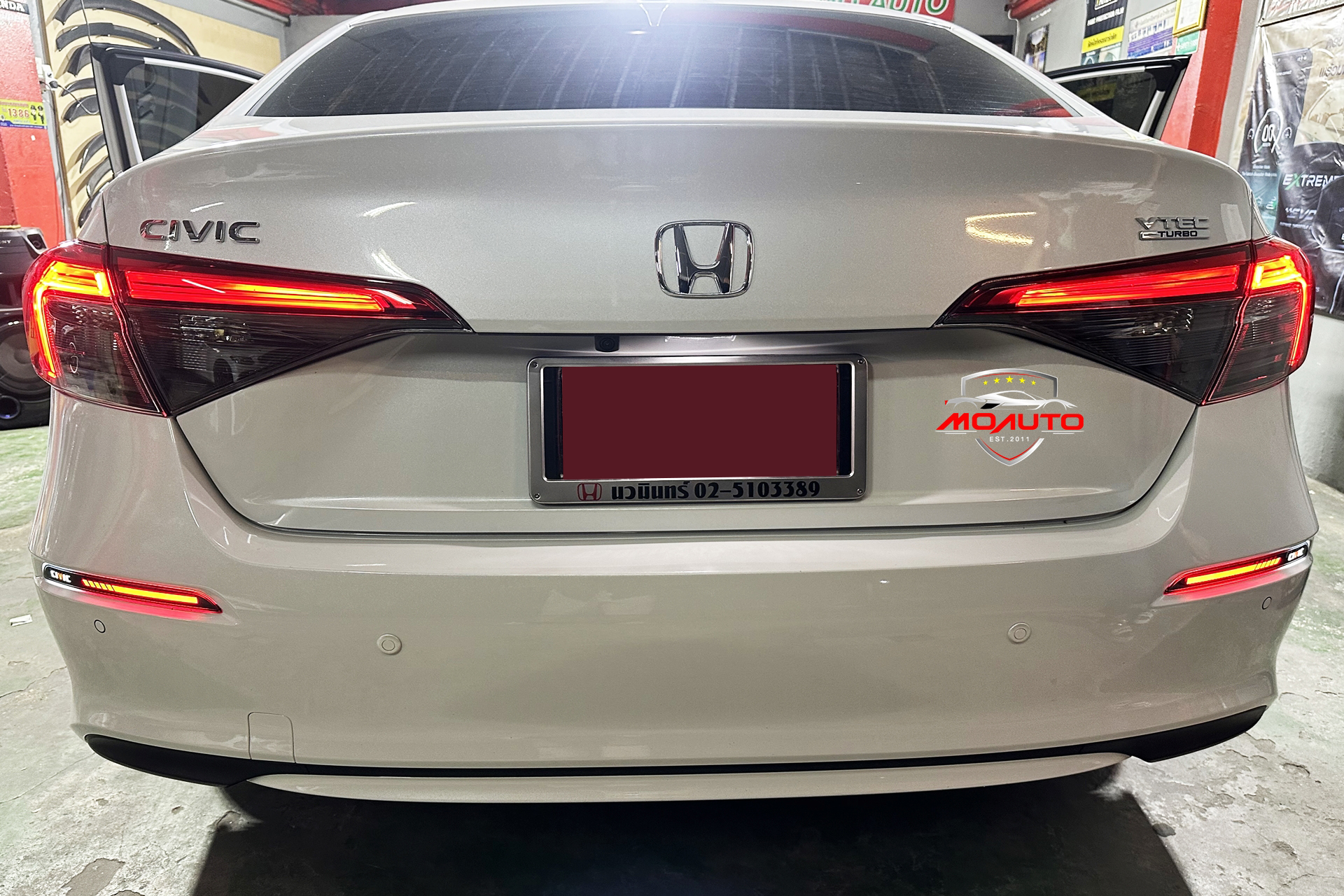 ไฟทับทิมท้าย LED CIVIC FE LOGO