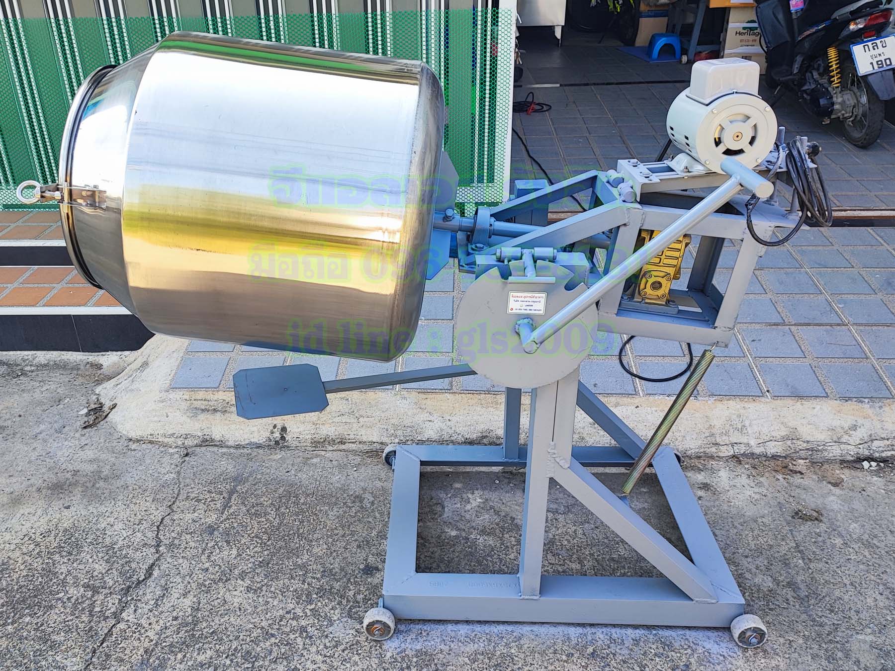 เครื่องคั่วพริก7-10กิโลกรัม ขนาด25X28นิ้ว