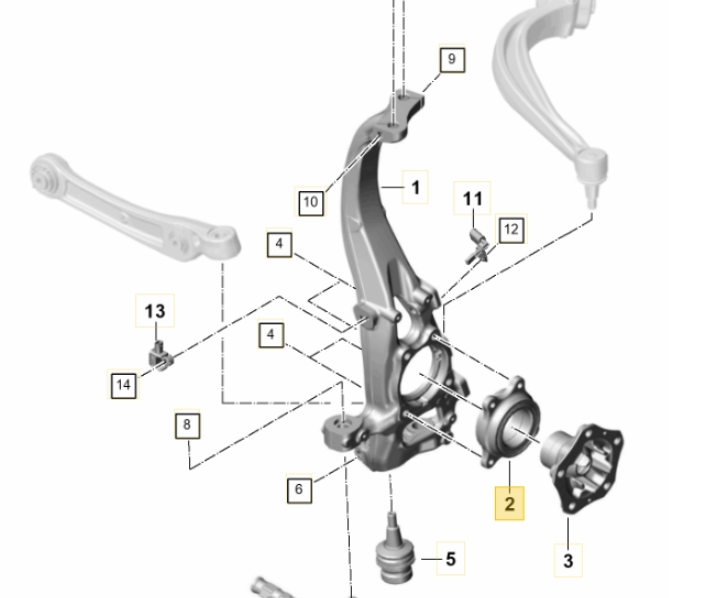 PORSCHE ลูกปืนดุมล้อหน้า AUDI Q7, PORSCHE Cayenne / 4M0407625D /แท้ / 958407625D, 958407625F, 4M0407625G