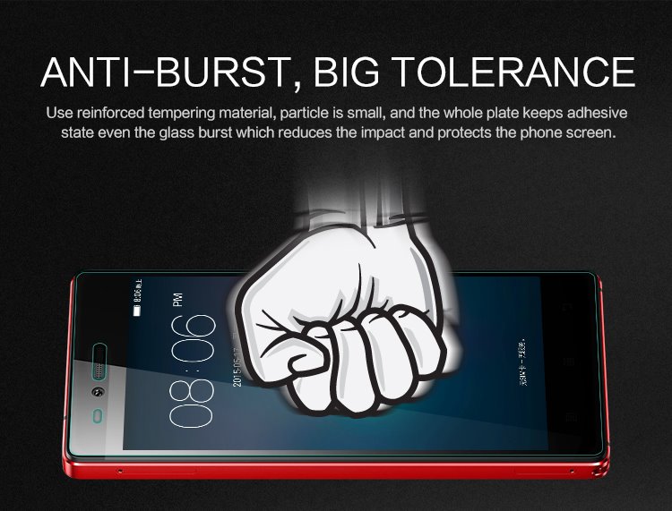 กระจกหน้านิรภัย + ฟิล์มหลัง NILLKIN Amazing H Lenovo VIBE Shot / Pre-order