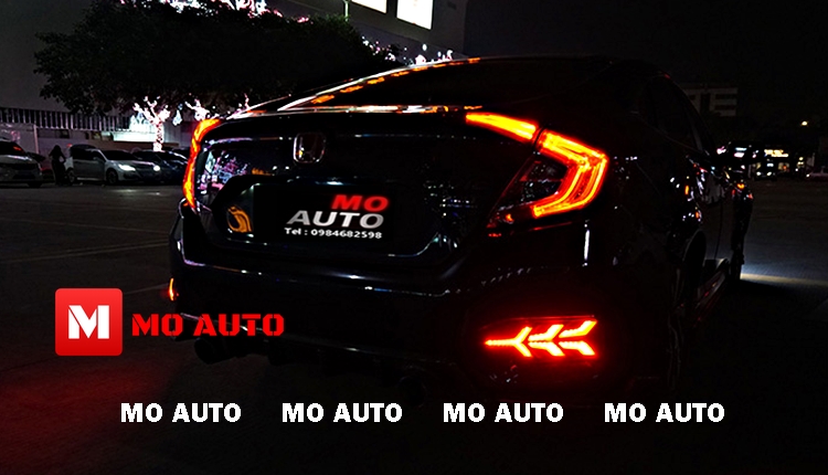 ไฟเบรคกันชนท้าย AUDI Style Civic FC 2016-2021