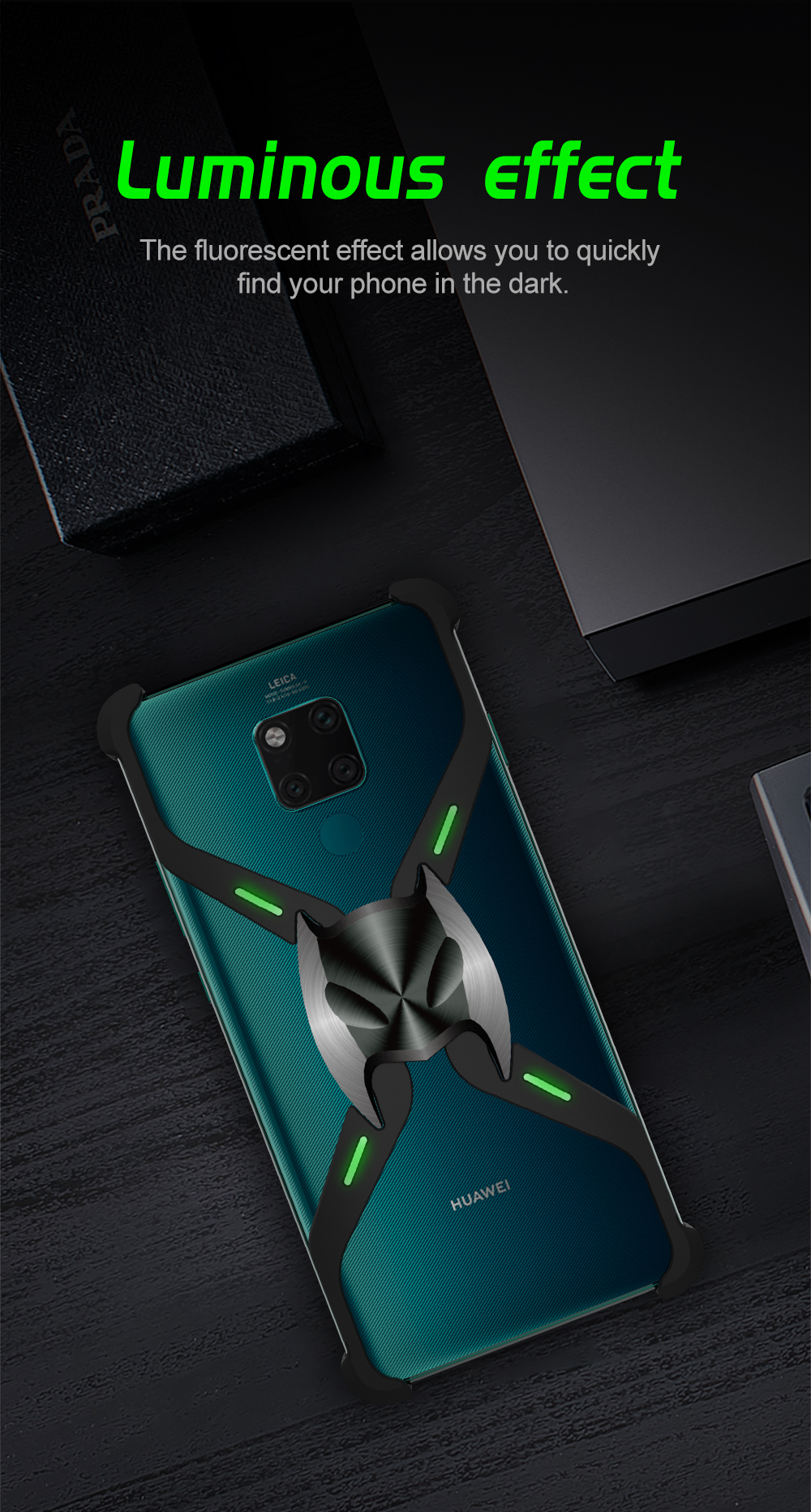 Case Huawei Mate 20 X # Pre-order * R-JUST เคสปกโลหะเรืองแสงรูปตัว X นี้ไม่เพียงแต่แข็งแกร่งและทนทานเท่านั้น แต่ยังมีลักษณะที่สวยงามและเท่อีกด้วย *