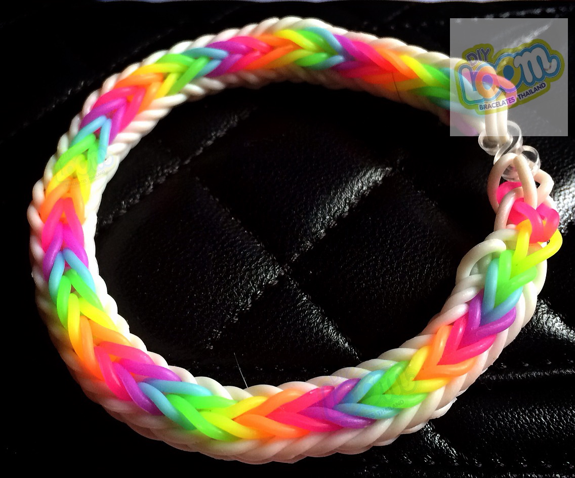 หนังยางถักข้อมือแฟนซี Silicone Loom Bands รุ่นLimited เส้นกลมเหมือนโดนัท ทำลายอะไรก็สวย ที่สำคัญไม่เปื่อยแน่นอนจ้า