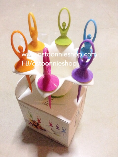 Lady Ballay Fruit Fork เลดี้บัลเล่ย์ ที่จิ้มผลไม้ ไม้จิ้มคอกเทล