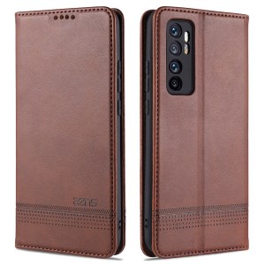 Case Xiaomi Mi Note 10 Lite # Pre-Order * AZNS หนัง PU ที่ดูดซับอัตโนมัติ + กระเป๋าสตางค์ TPU ขาตั้ง *