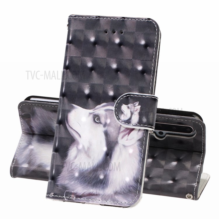 Case Huawei Nova 5T / Pre-order * เคสหนังกระเป๋าสตางค์ยืน การตกแต่งจุดไฟพิเศษปรับแต่งอุปกรณ์ *