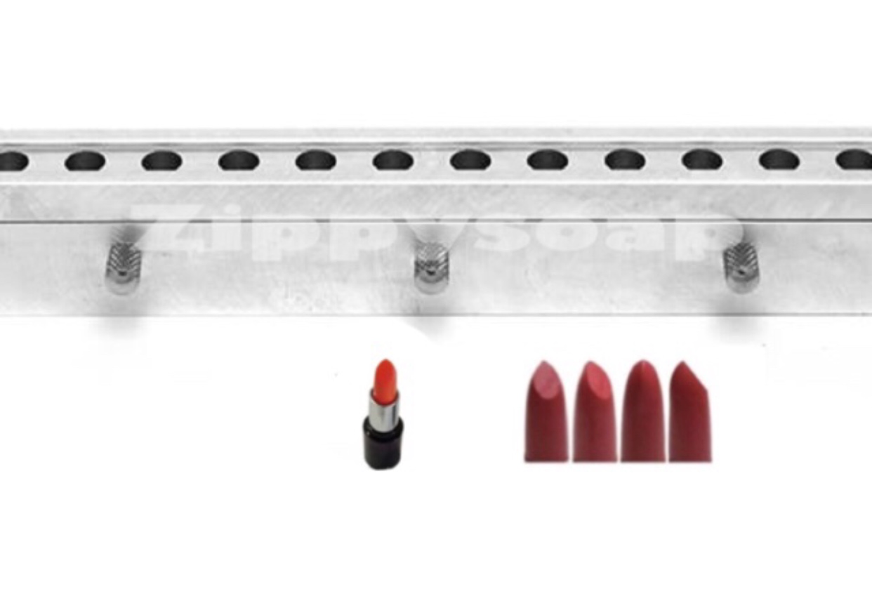 แม่พิมพ์ลิปแท่ง 12 ช่อง ปลายแหลม ขนาด12.1 mm ยาว 30 cm