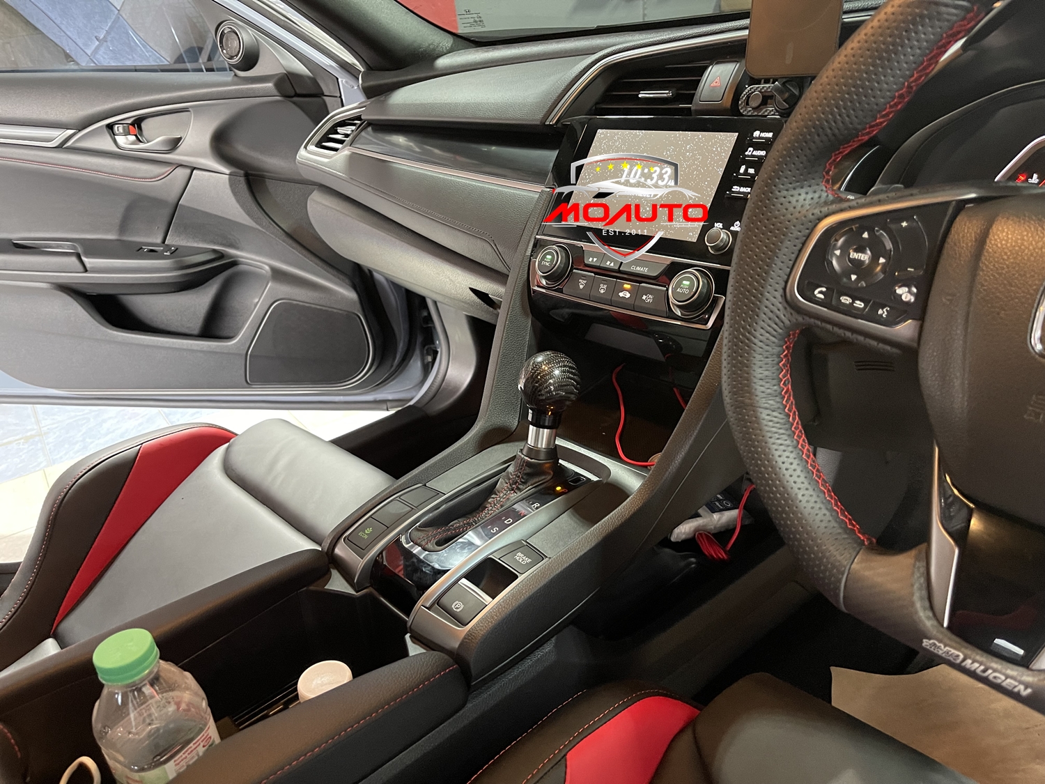 หัวเกียร์ทรงกลมคาร์บอนแท้ CIVIC FC / FK