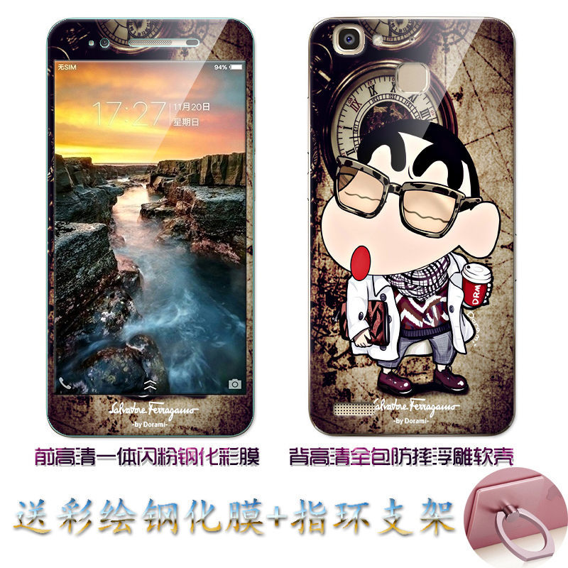 Case Huawei GR3 / Pre-orde * เคส TPU ลายการ์ตูนน่ารักๆ + กระจกนิรภัย *