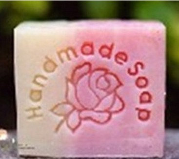 แสตมป์สบู่ รูปดอกกุหลาบ handmade soap