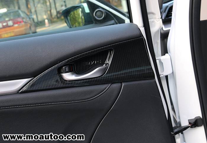 ครอบแผงมือเปิดประตูภายในคาร์บอน CIVIC FC/FC MC