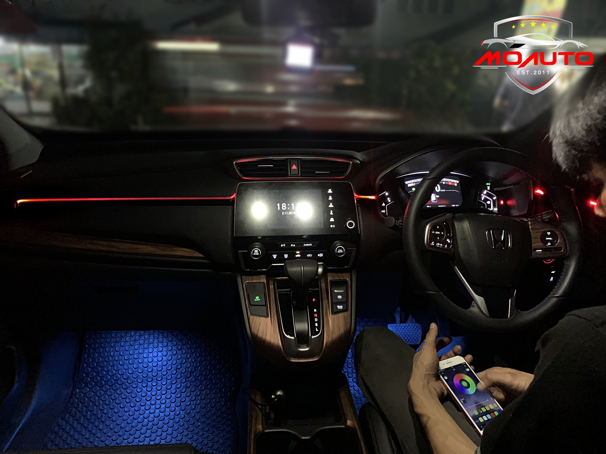 ไฟ LED Ambient light ภายใน CR-V