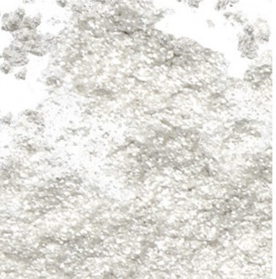 Silver glitter Mica ไมก้าสีเงินประกาย 30g 003945 (MCJ)