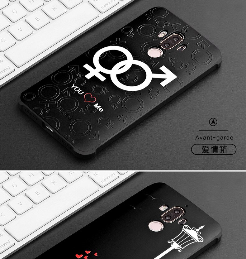 Case Huawei Mate 9 / Pre-order * วัสดุ TPU ที่มีฝีมือประณีตนูน สามมิติและรูปแบบเก๋ไก๋ *