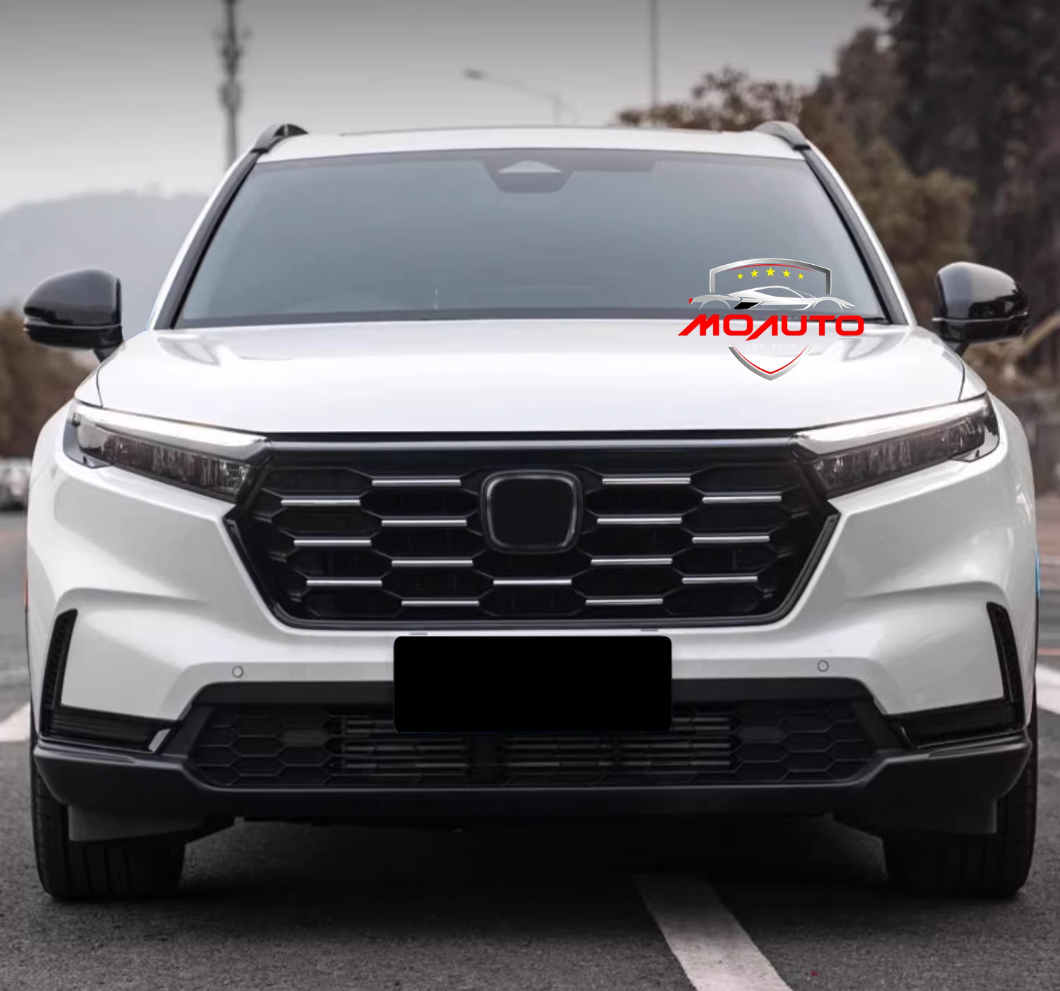 คิ้วแต่งกระจังหน้าโครเมียม CR-V G6