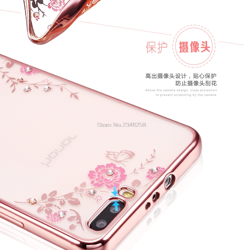 Case Huawei Honor 6 Plus / Pre-order * เคสหรูหราเทคนิคการชุบทอง TPU ซิลิโคนอ่อนนุ่ม + แหวน *