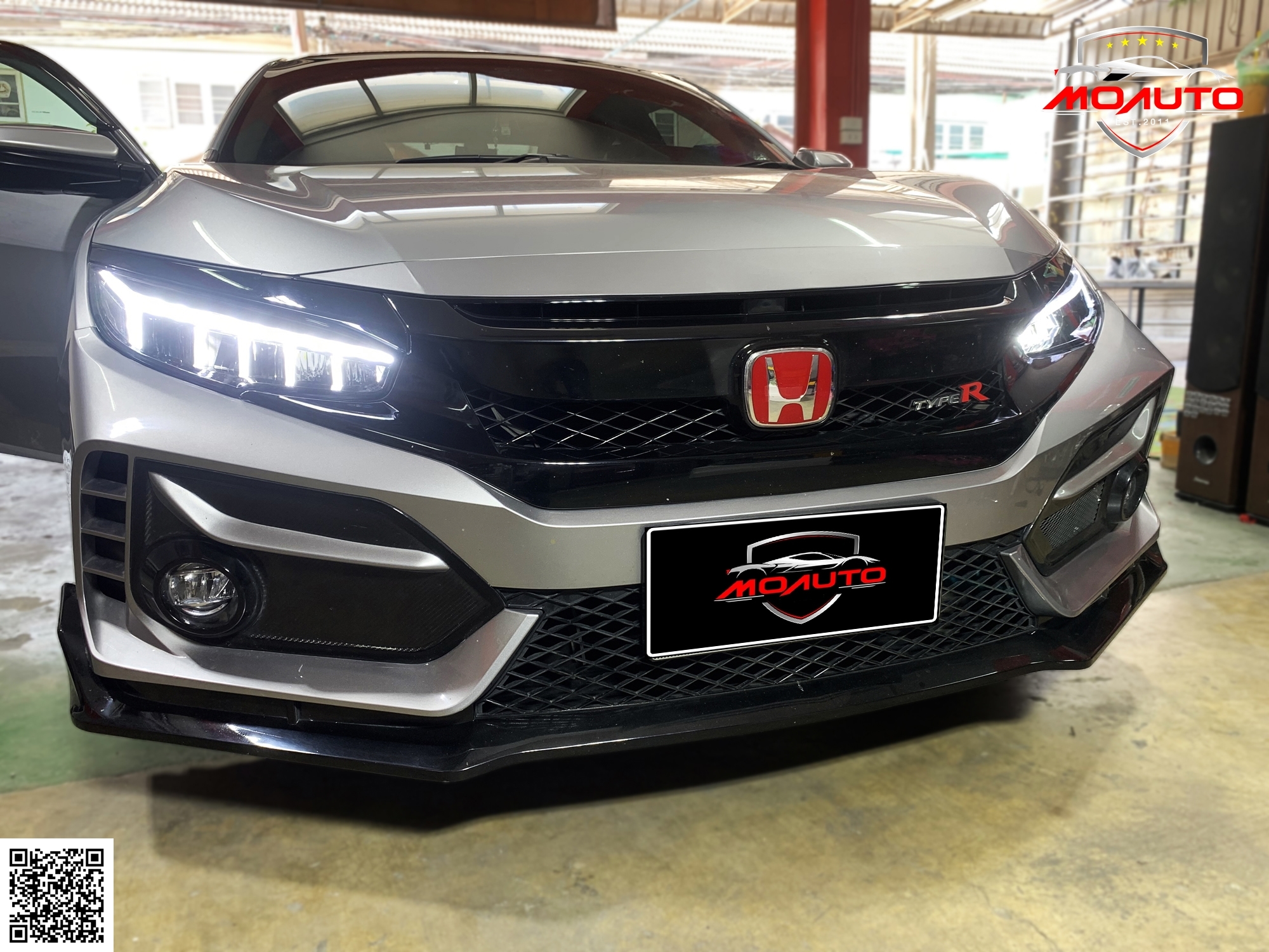 โคมไฟหน้า LED ทรง Audi Style CIVIC FC / FK 2016-2021