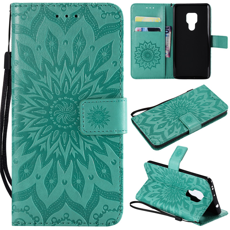 Case Huawei Mate 20 X / Pre-order * * เคสกระเป๋าสตางค์ พิมพ์ลายดอกไม้ 3 D *