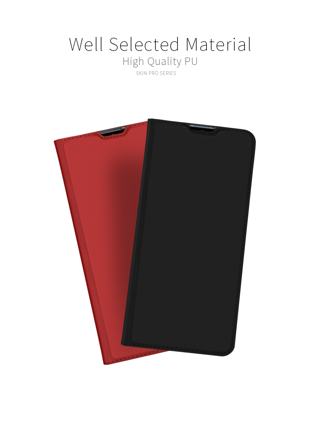 Case OPPO F9 / Pre-Order * DUX DUCIS หนัง PU ที่มีผิวมันเงาและเรียบเนียน *