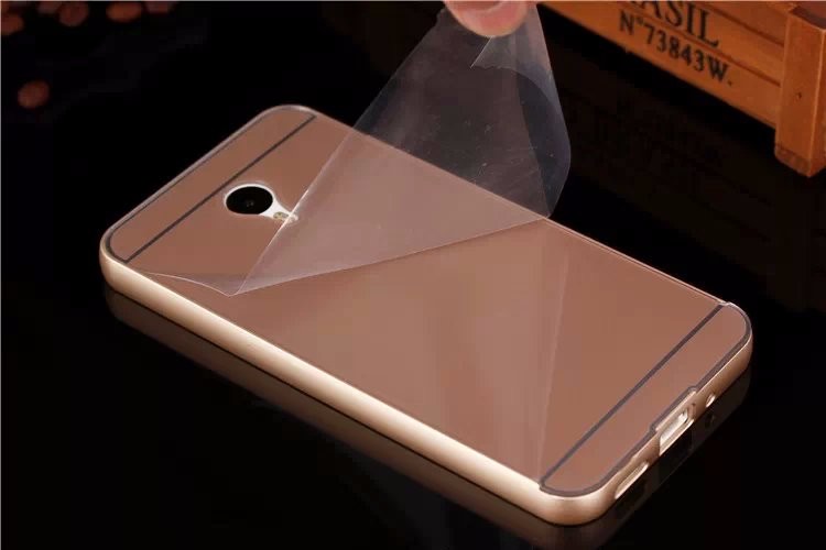 Case Huawei Y7 2017 / Pre-order * Bumpers 2in1 แกร่งกันชนโลหะ + พลาสติกแผ่นหลังเงาเหมือนกระจก *