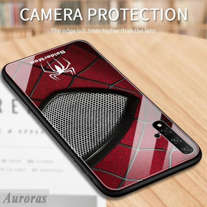 Case Huawei Nova 5T / Pre-order * เคสกระจกนิรภัย สไตล์Graffiti Street แผ่นหลัง + กรอบ TPU *