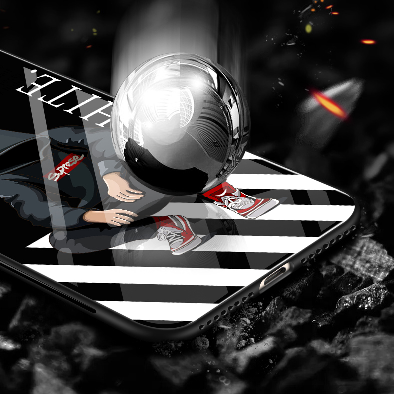 Case Huawei Nova 5T / Pre-order * เคสกระจกนิรภัย สไตล์Graffiti Street แผ่นหลัง + กรอบ TPU *