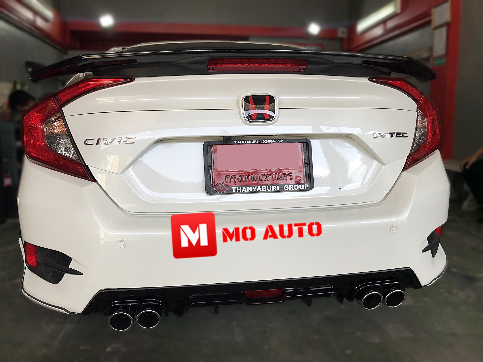 Diffuser ทรง Sport พร้อมปลายท่อหลอก CIVIC FC 2016-2021