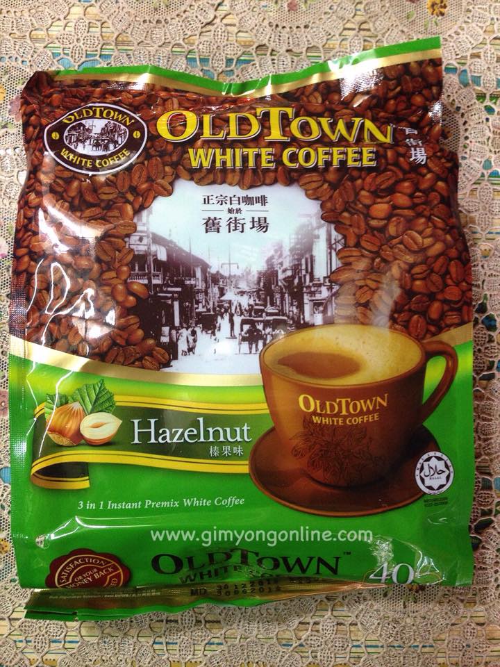 กาแฟ OLDTOWN 3-in-1 Hazelnut White Coffee