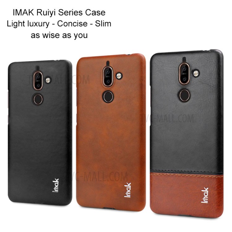 Case Nokia 7 Plus / Pre-Order * IMAK Ruiyi ปกแข็ง PC พร้อมหนัง PU เคลือบคุณภาพสูง *