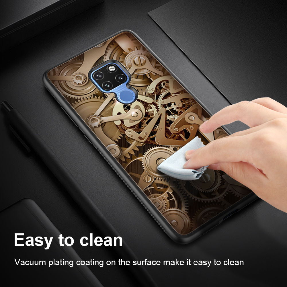 Case Huawei Mate 20 / Pre-order * NILLKIN เคส Spacetime เคสรูปเกียร์ กระจกนิรภัย + PC + TPU ปกไฮบริด *