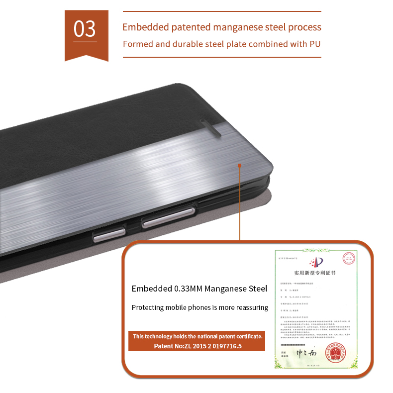 Case Huawei Nova 5T / Pre-order * MOFI Rui Series ฝาครอบด้านหน้าฝังด้วยแผ่นเหล็กบางขนาด 0.3 มม. ซึ่งทำให้ตัวเรือนแข็งแรง *