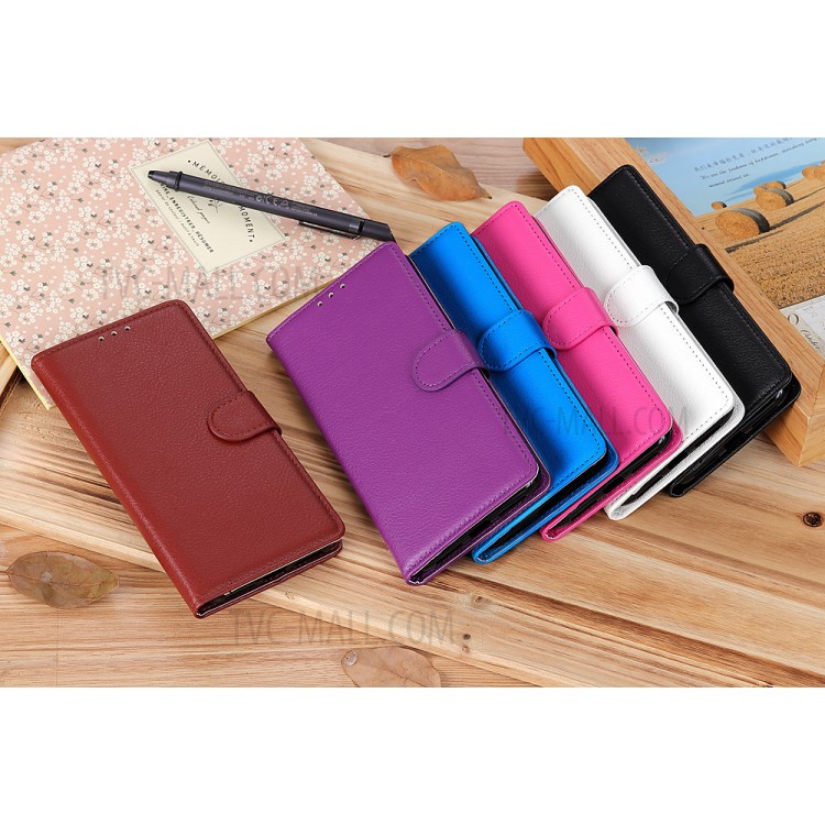 Case OPPO Reno 2F / Pre-Order * เคสผิวลิ้นจี่หนังกระเป๋าสตางค์ผิวหนังยืน แยกกระเป๋าเงินเพื่อเก็บบัตรเครดิตและเงินสด *