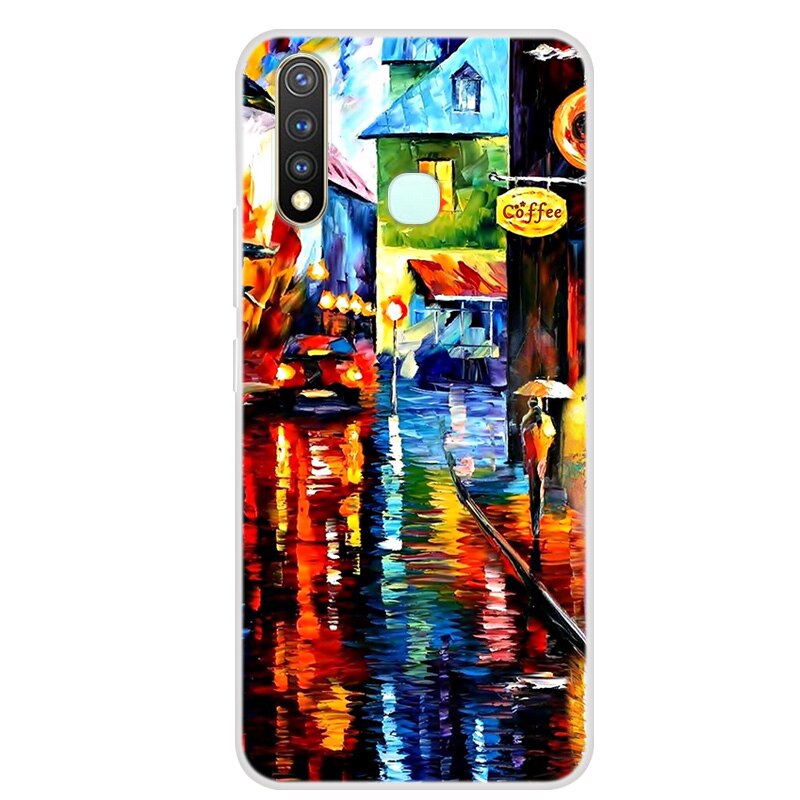 Case Huawei Y7p / Pre-Order * เคสซิลิคอน แฟชั่น Slim Soft TPU ฝาครอบด้านหลัง *