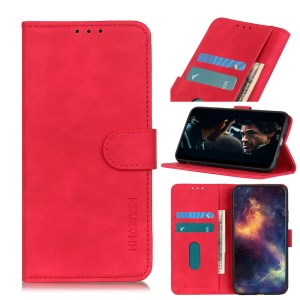 Case Huawei Nova 7 SE / Pre-order * KHAZNEH Retro Leather Wallet สไตล์กระเป๋า: 2 ช่องเสียบการ์ด + กระเป๋าเงินสด 1 *
