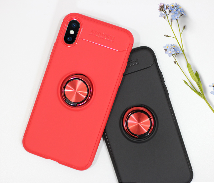 Case iPhone X , iPhone XS / Pre-Order * แหวนนิ้ว +ขา TPU + PC ไฮบริด หมุนได้ 360 องศา *