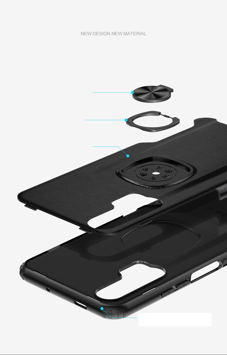 Case Huawei Nova 5T / Pre-order * 360 องศา หมุนแหวน + ขา PC + TPU Case ไฮบริด *