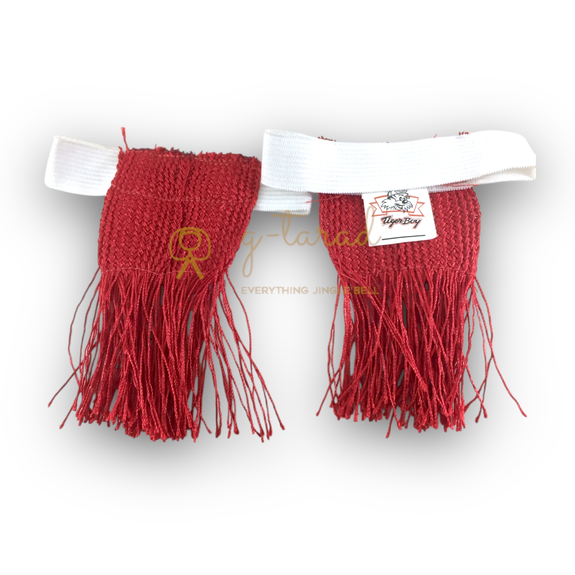 พู่ถุงเท้าลูกเสือ สีเลือดหมู สีเขียว สีแดงเลือดนก