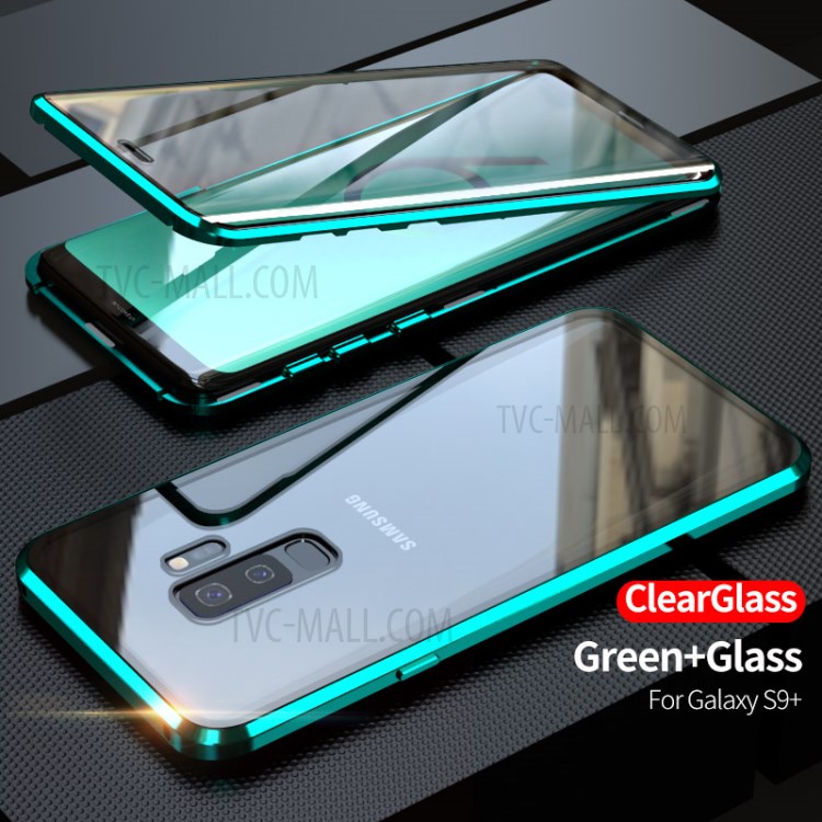 Case Samsung Galaxy S9 Plus # Pre-Order * เคสกรอบโลหะการติดตั้งแม่เหล็ก + กระจกเต็มครอบคลุม360องศา *