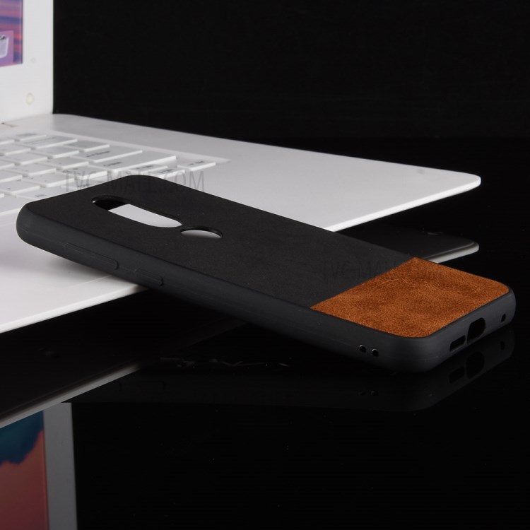 Case Nokia 6.1 Plus / Pre-order * 2 สี Splicing หนัง PU เคลือบ PC + TPU *