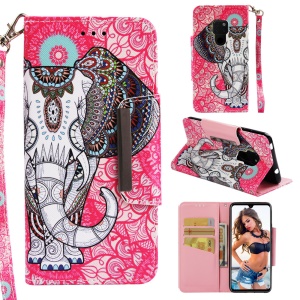 Case Huawei Mate 20 / Pre-order * เคสพิมพ์ลายเนื้อ PU ซองหนังกระเป๋าสตางค์ *