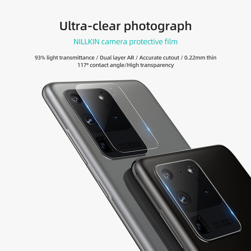 กระจกป้องกันเลนส์กล้องหลัง Samsung Galaxy S20 Ultra 5G / Pre-order * NILLKIN อัลตร้าชัดเจนเต็มครอบคลุมเลนส์กล้องฟิล์ม *