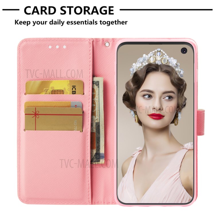 Case Samsung Galaxy S10 / Pre-Order * เคสลายพิมพ์ [Light Spot Decor] ซองใส่กระเป๋าสตางค์ *