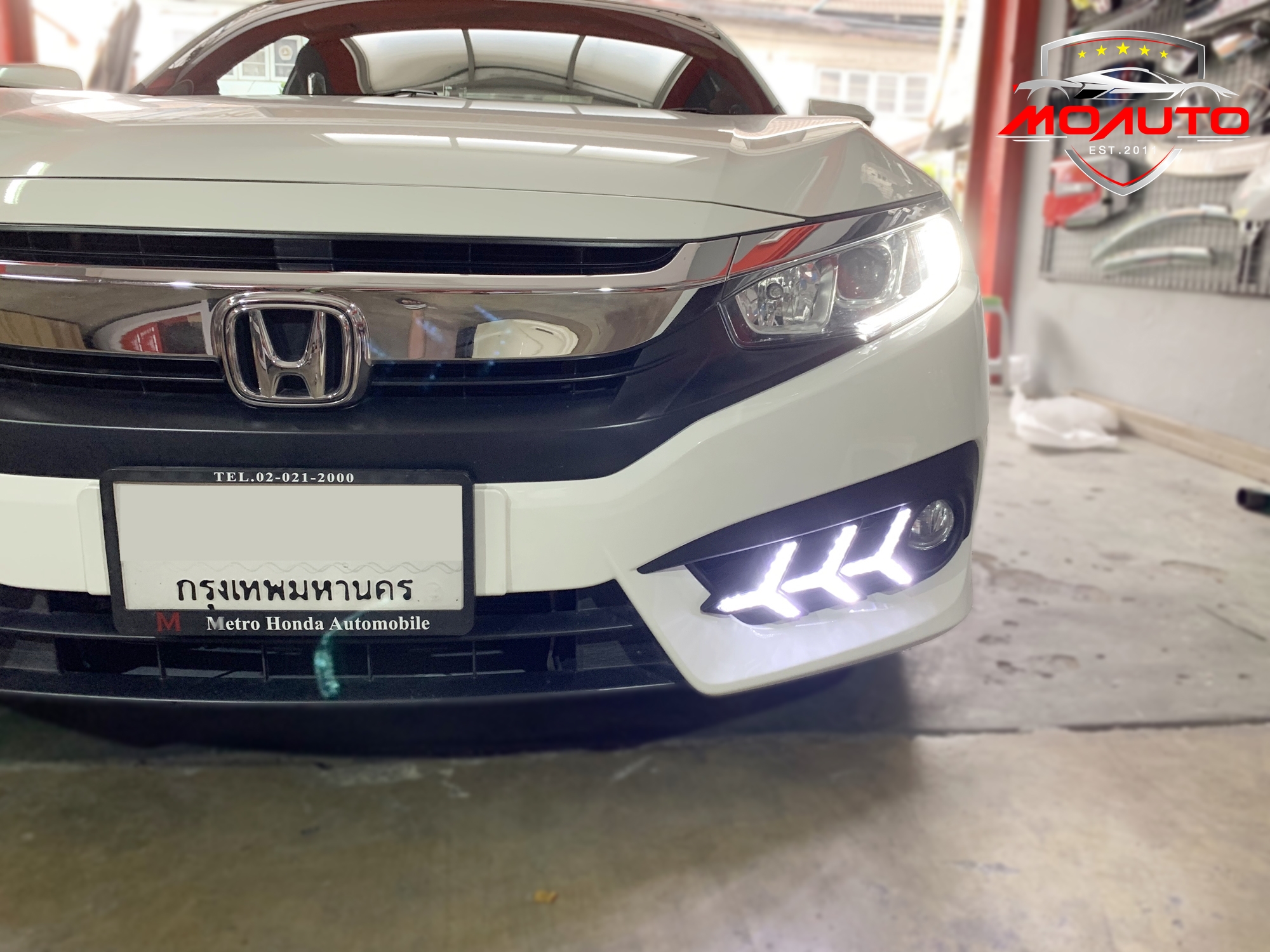 ไฟ Daylight CIVIC FC ทรง Lambo Style